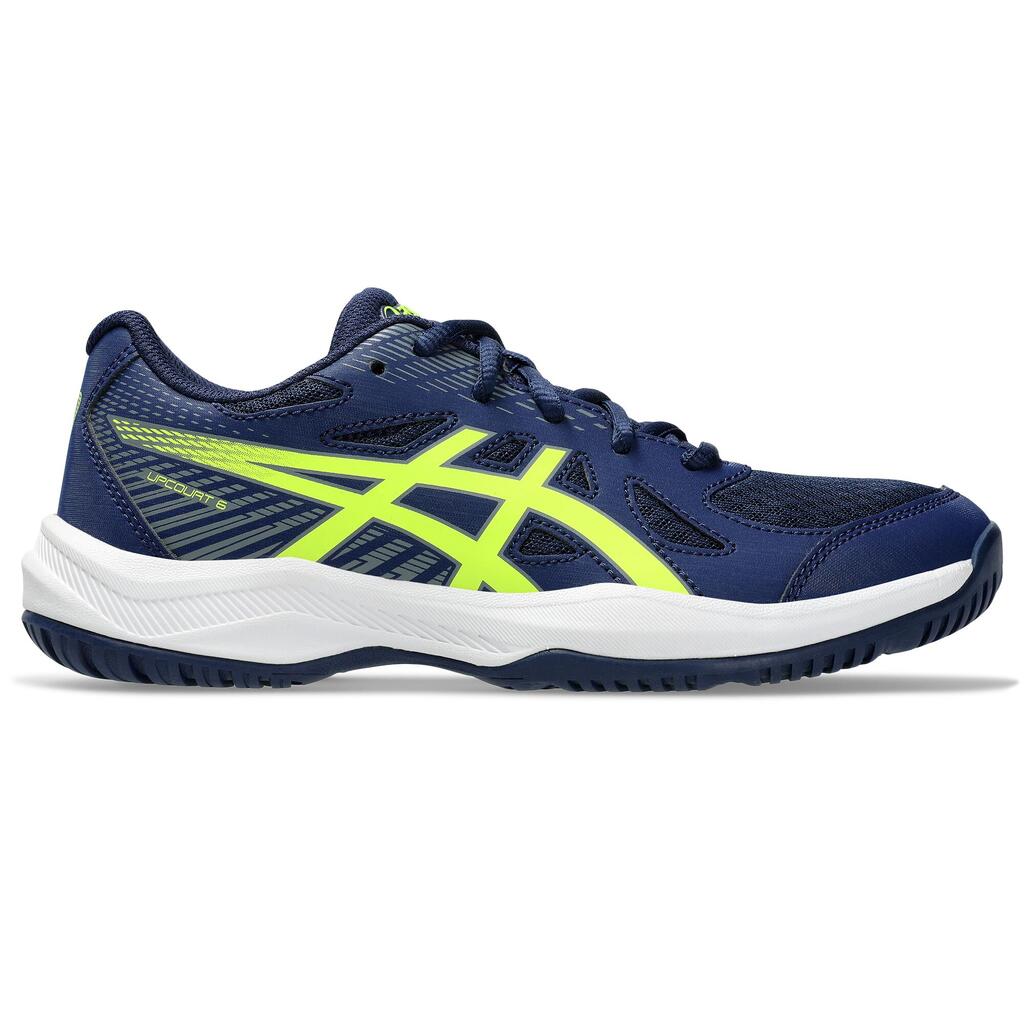 Kinder Hallenschuhe - ASICS Upcourt 6 GS blue/yellow